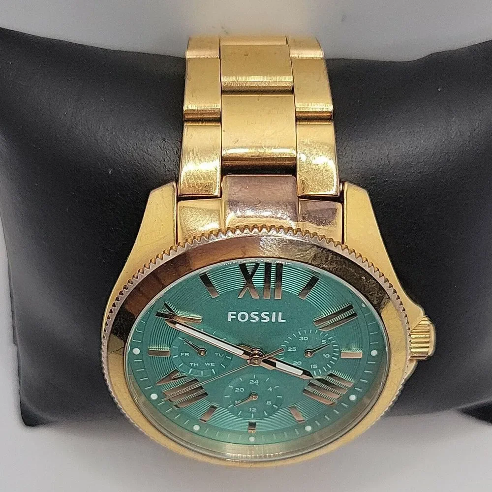 Fossil Cecile AM4540 Womens Stainless Steel Analog Dial Quartz Wrist Watch BC982